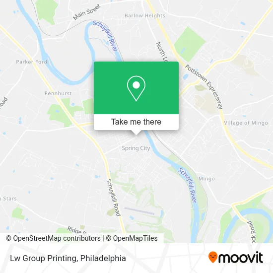 Lw Group Printing map