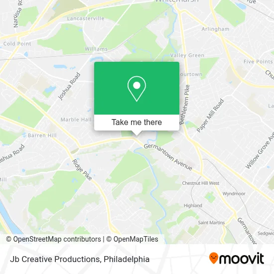 Jb Creative Productions map