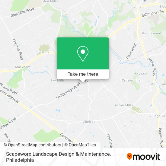 Scapeworx Landscape Design & Maintenance map