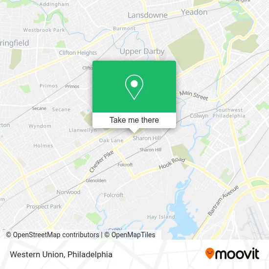 Western Union map