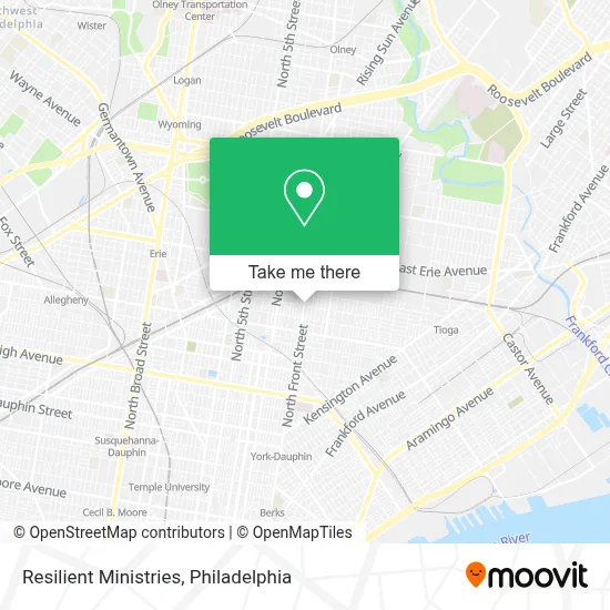 Resilient Ministries map