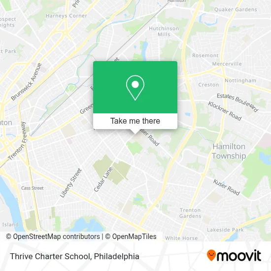 Thrive Charter School map