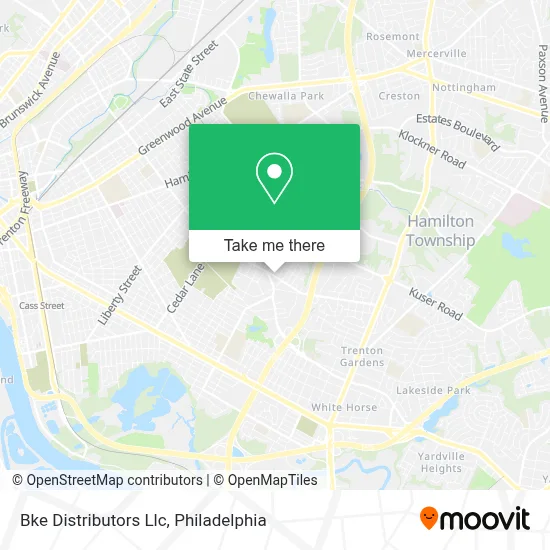 Bke Distributors Llc map