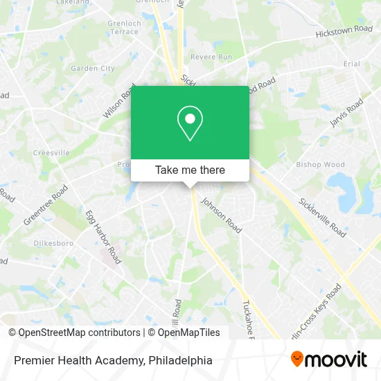 Premier Health Academy map