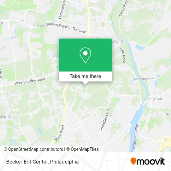 Becker Ent Center map