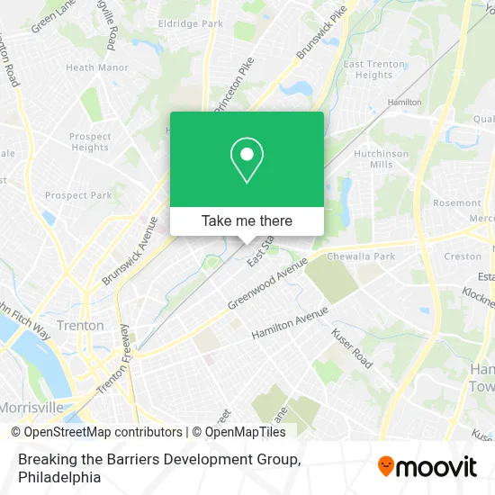 Breaking the Barriers Development Group map