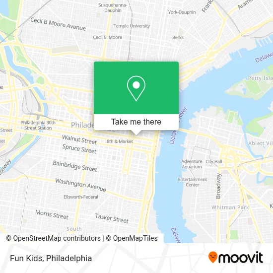 Fun Kids map