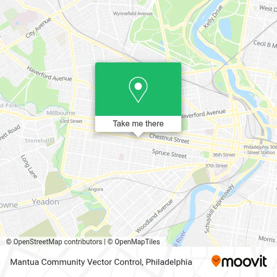 Mantua Community Vector Control map