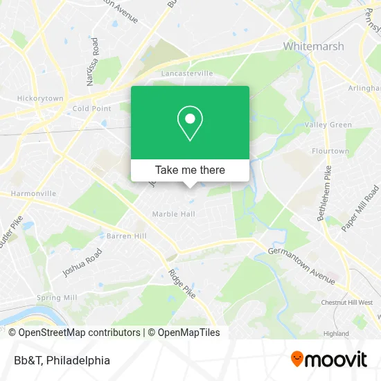 Bb&T map