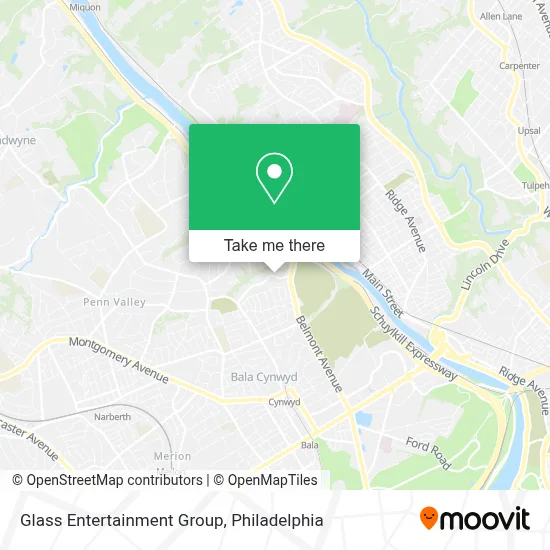 Glass Entertainment Group map