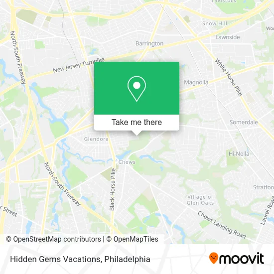 Hidden Gems Vacations map