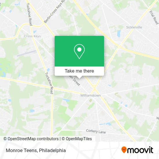 Monroe Teens map