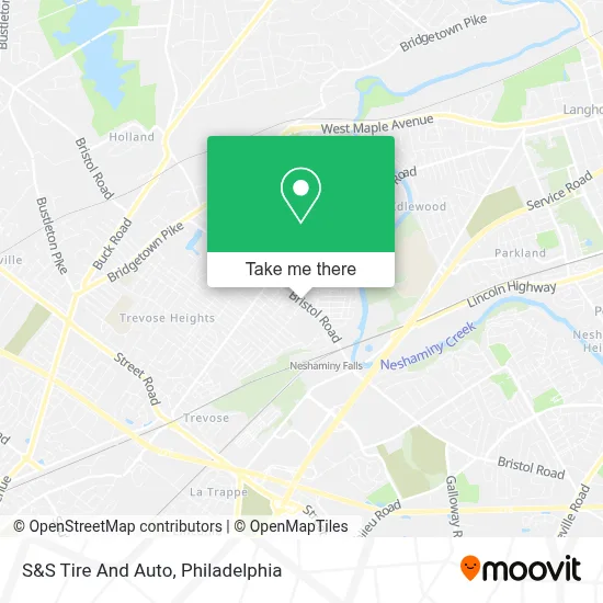 S&S Tire And Auto map