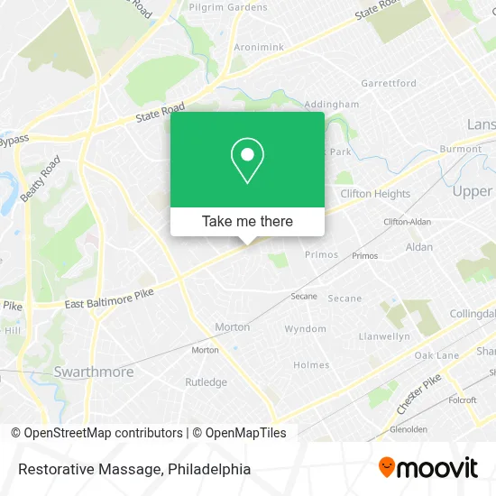 Restorative Massage map