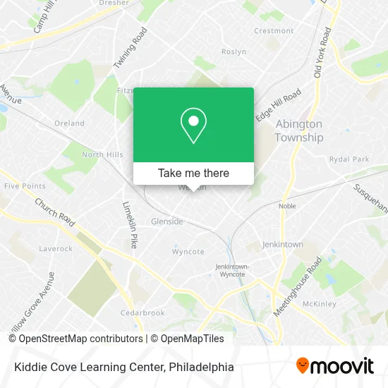 Kiddie Cove Learning Center map