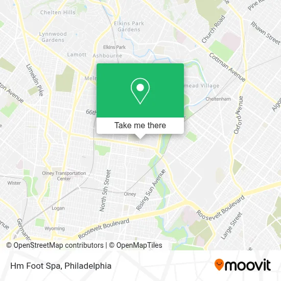 Hm Foot Spa map