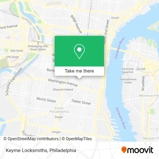 Keyme Locksmiths map