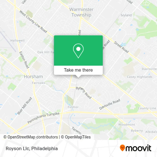 Royson Llc map
