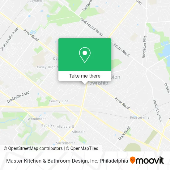 Master Kitchen & Bathroom Design, Inc map