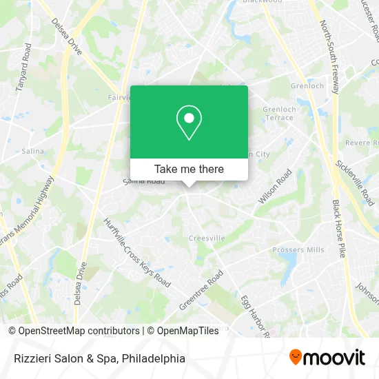 Rizzieri Salon & Spa map