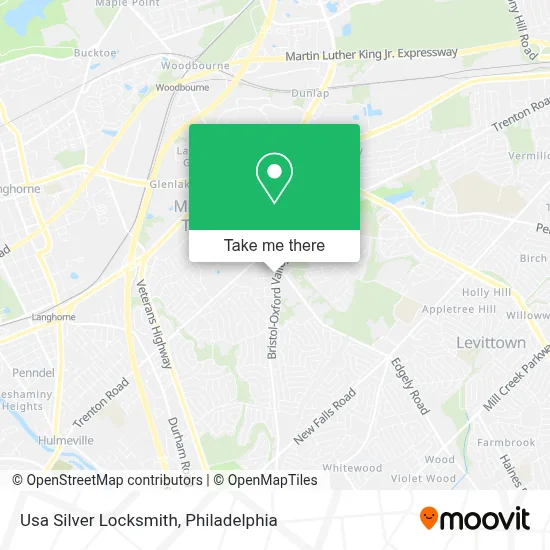 Usa Silver Locksmith map