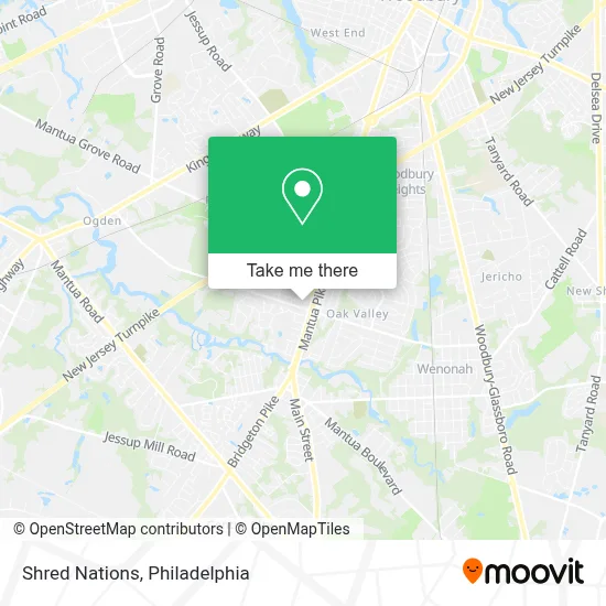 Shred Nations map