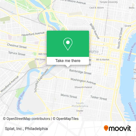 Splat, Inc. map