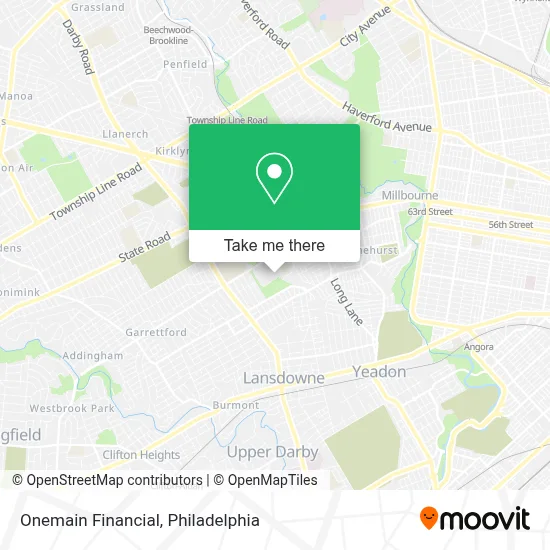 Onemain Financial map