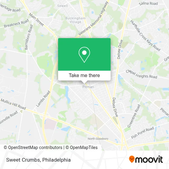 Sweet Crumbs map