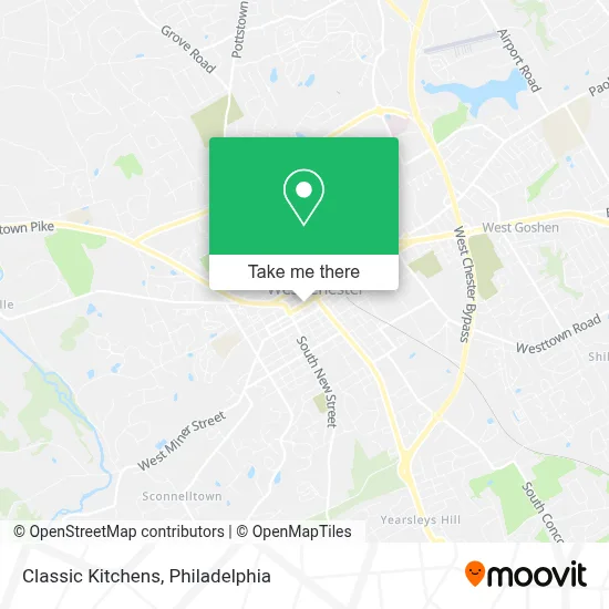 Classic Kitchens map