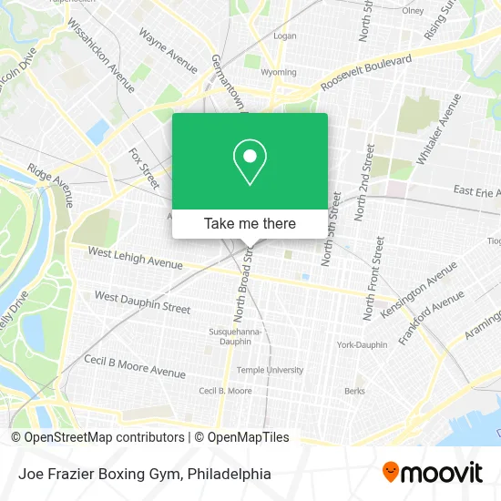 Joe Frazier Boxing Gym map