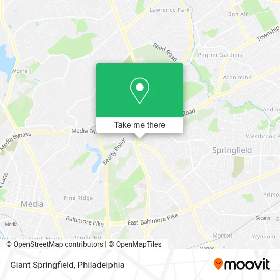 Giant Springfield map