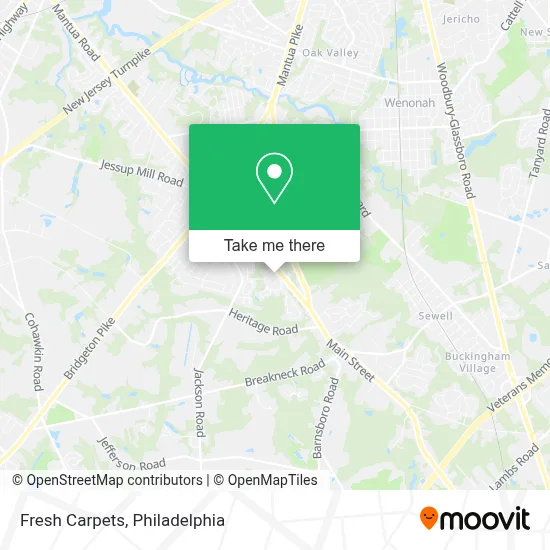 Fresh Carpets map