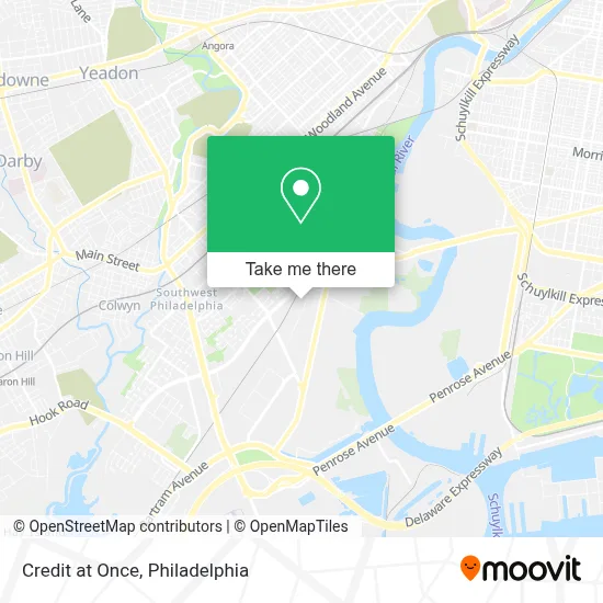Credit at Once map