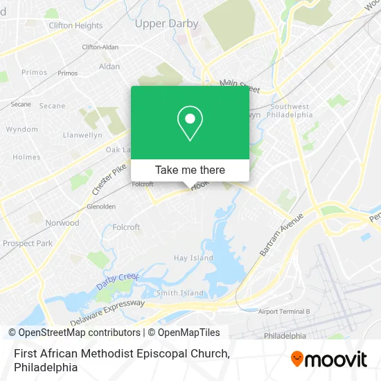 First African Methodist Episcopal Church map