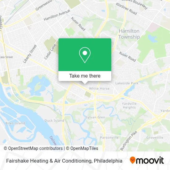 Fairshake Heating & Air Conditioning map
