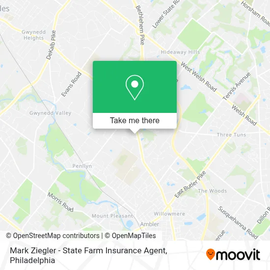 Mark Ziegler - State Farm Insurance Agent map