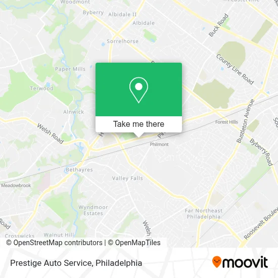 Prestige Auto Service map
