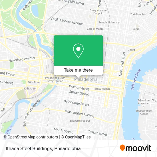 Ithaca Steel Buildings map