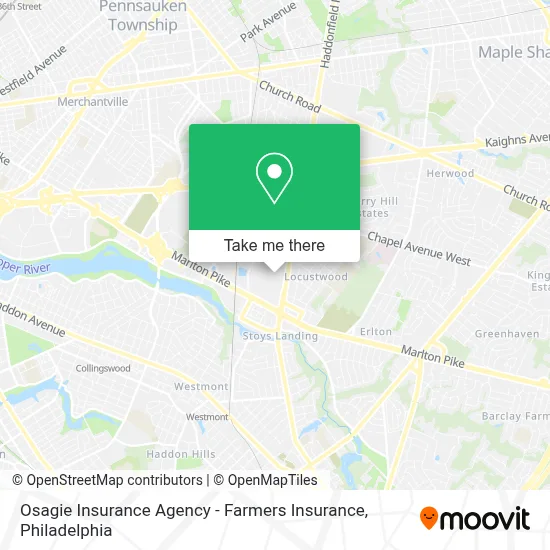 Osagie Insurance Agency - Farmers Insurance map