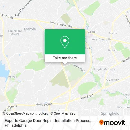Experts Garage Door Repair Installation Process map