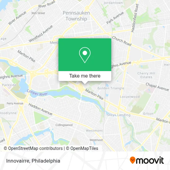 Innovairre map