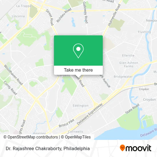 Dr. Rajashree Chakraborty map