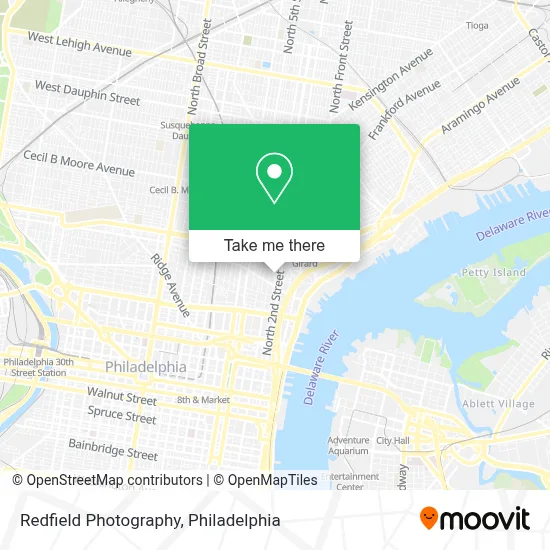 Redfield Photography map