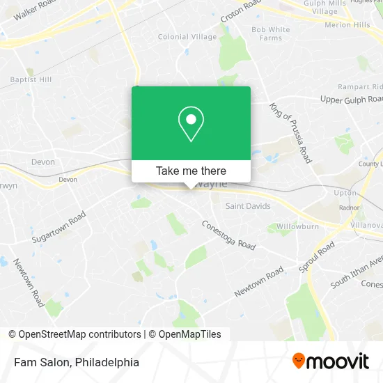 Fam Salon map