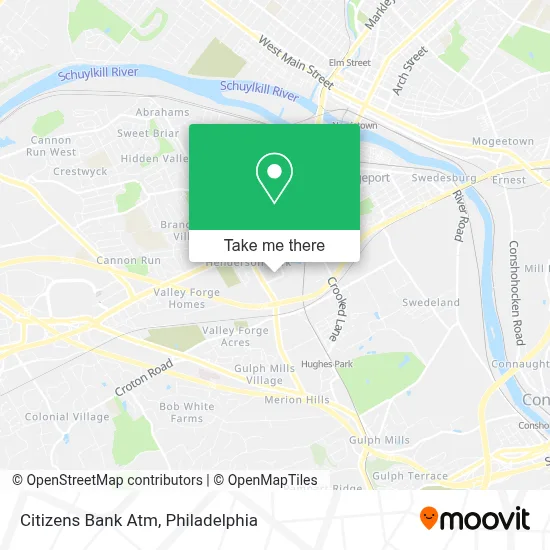 Citizens Bank Atm map