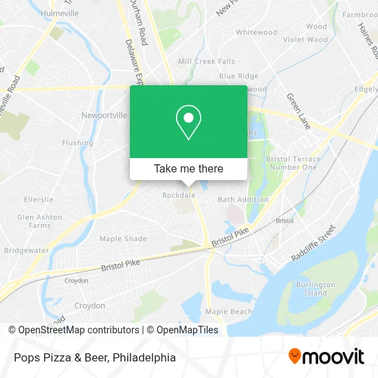 Pops Pizza & Beer map