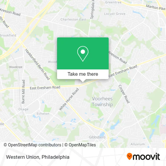 Western Union map