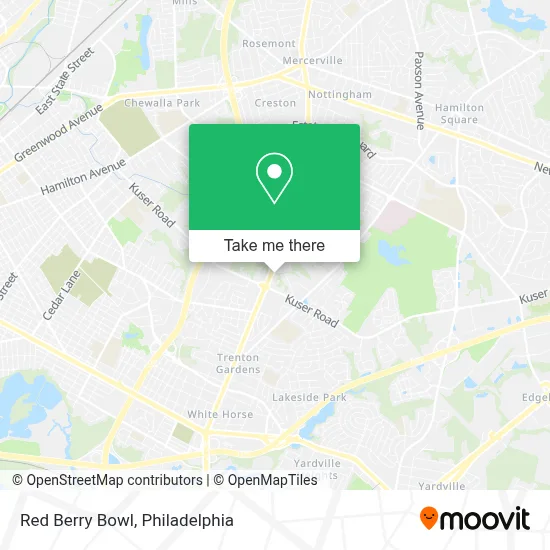Red Berry Bowl map