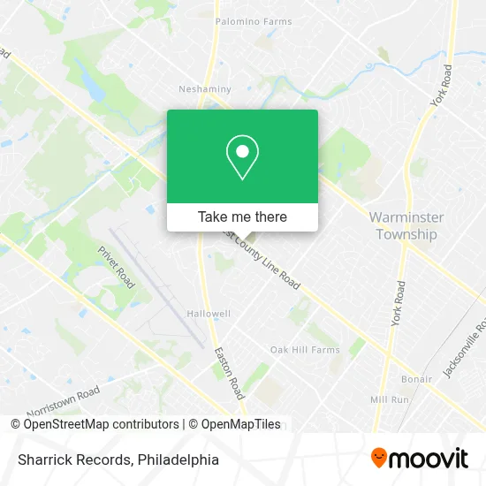 Sharrick Records map